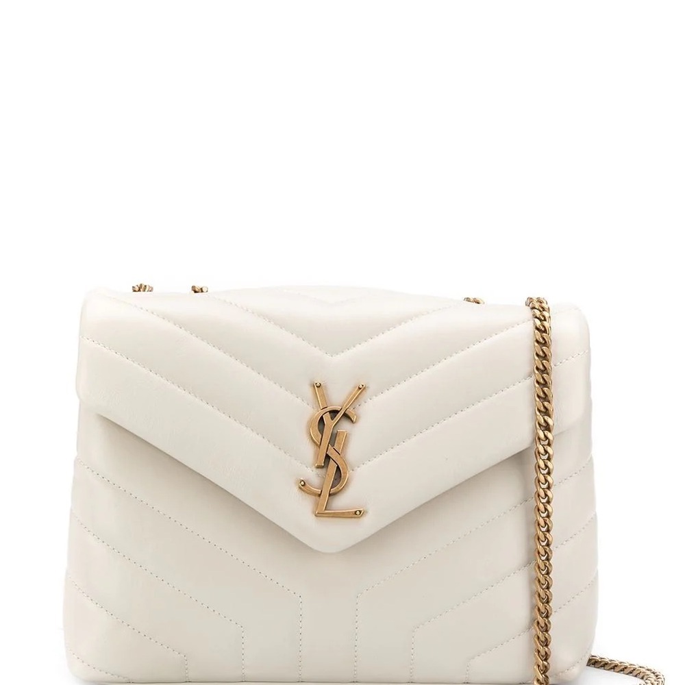 Yves Saint Laurent shoulder bag Creamy white MONO AVEC  REMOVIBL